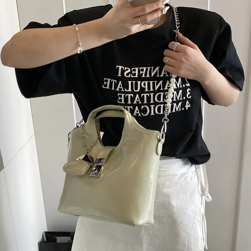 Bansusu PU Handbag Regular Women's White/Green/Black/Blue/Pink-15