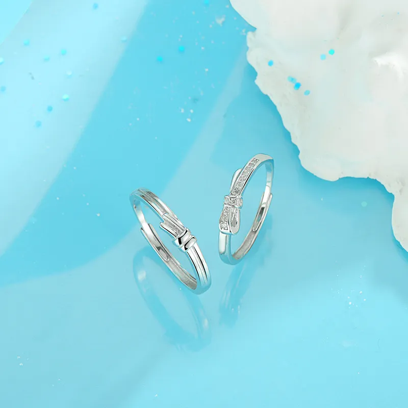 Regalrose 925 Sterling Silver Rings Women's Silver-4