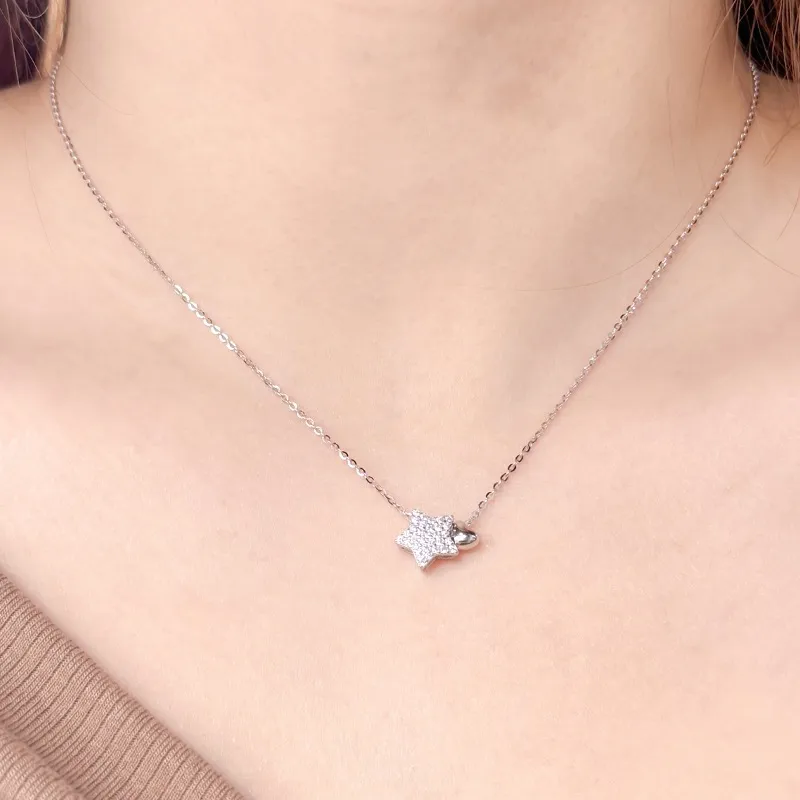 Regalrose S925 Silver Necklaces Women's Silver-2