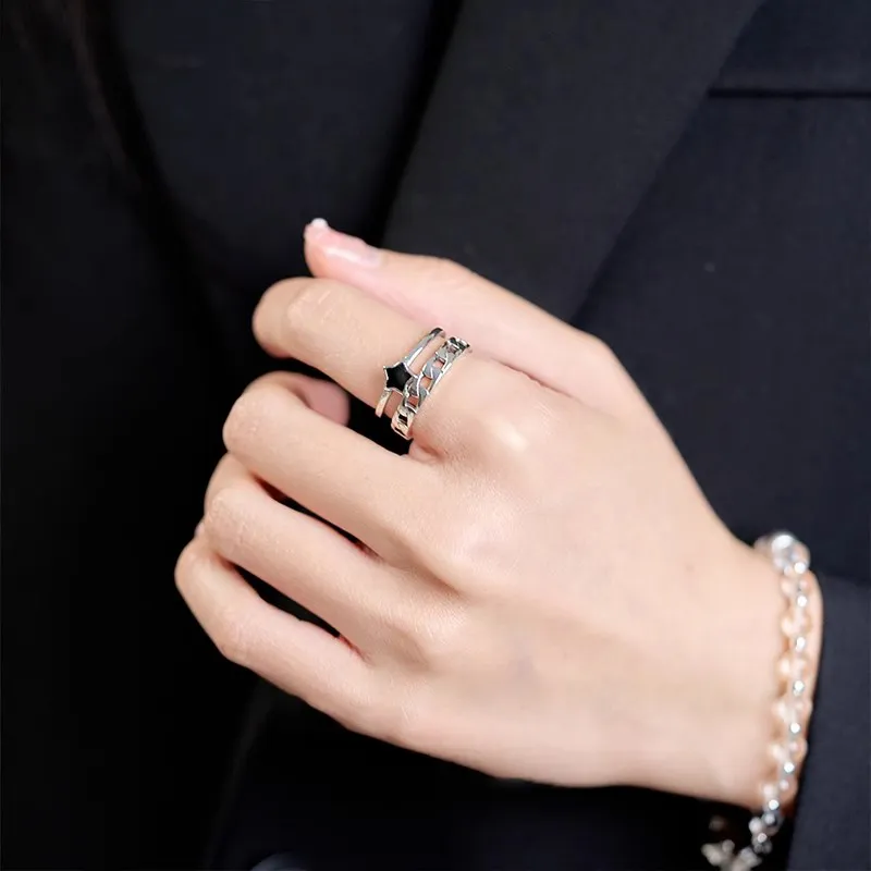 Regalrose 925 Sterling Silver Rings Women's Silver, Qi-1