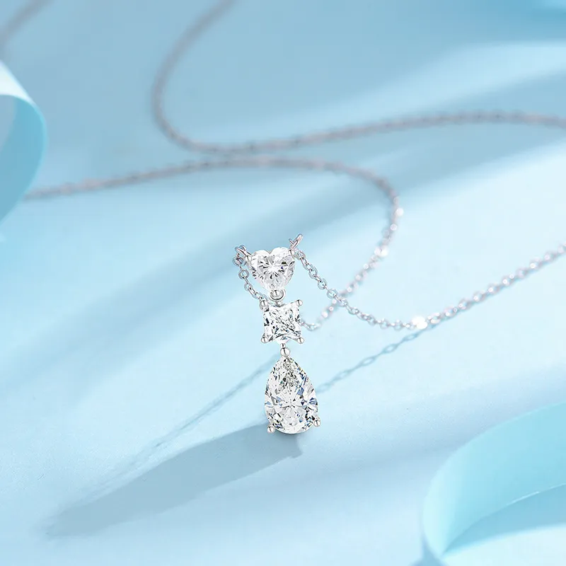 Regalrose 925 Sterling Silver Necklaces Women's Silver-3