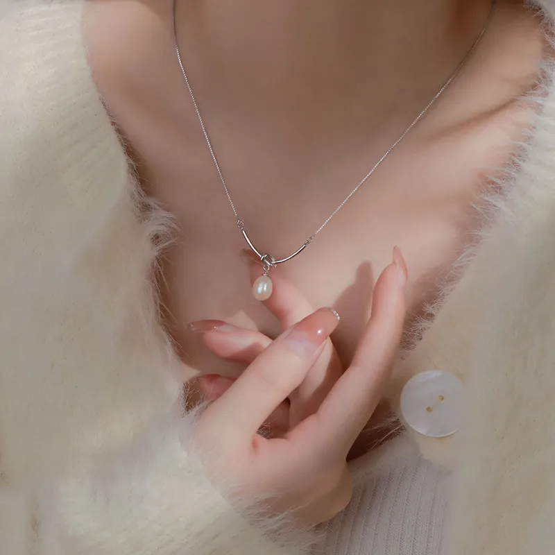 Regalrose S925 Silver Necklaces Women's Silver-3