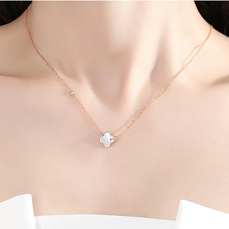 Regalrose S925 Silver Necklaces Women's Silver-3