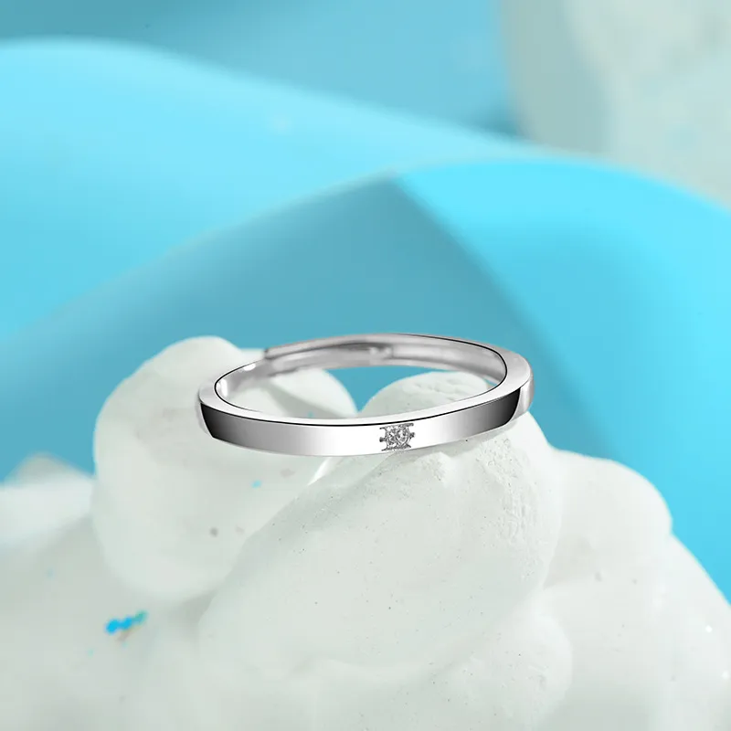 Regalrose 925 Sterling Silver Rings Women's Silver-2