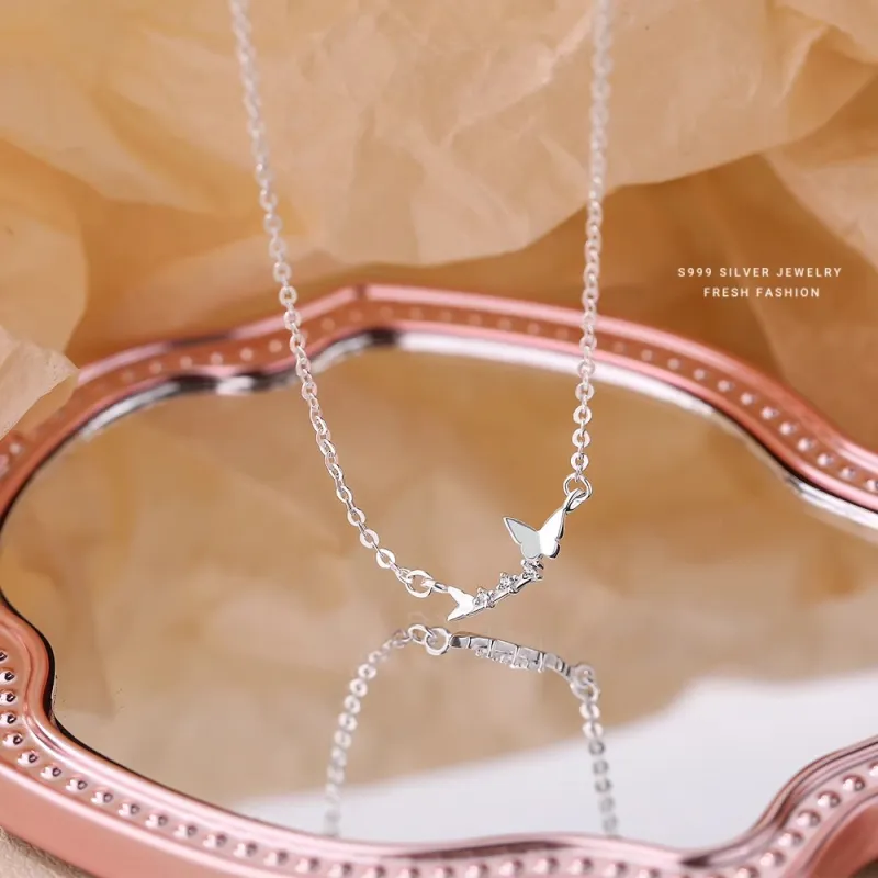 Regalrose 999 Fine Silver Necklaces Women's-1