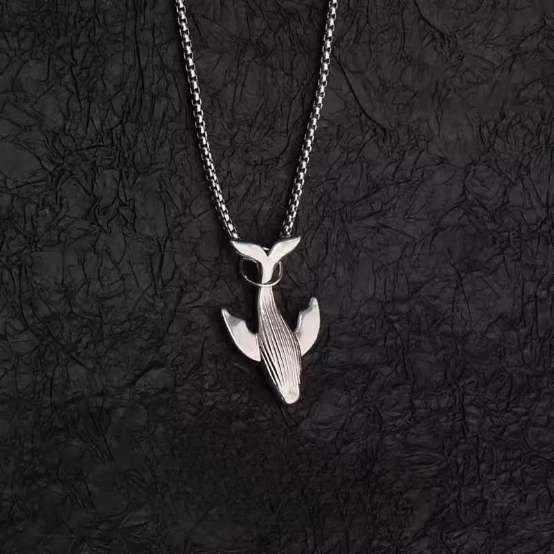 Regalrose Titanium Steel Necklaces Women's Silver-1