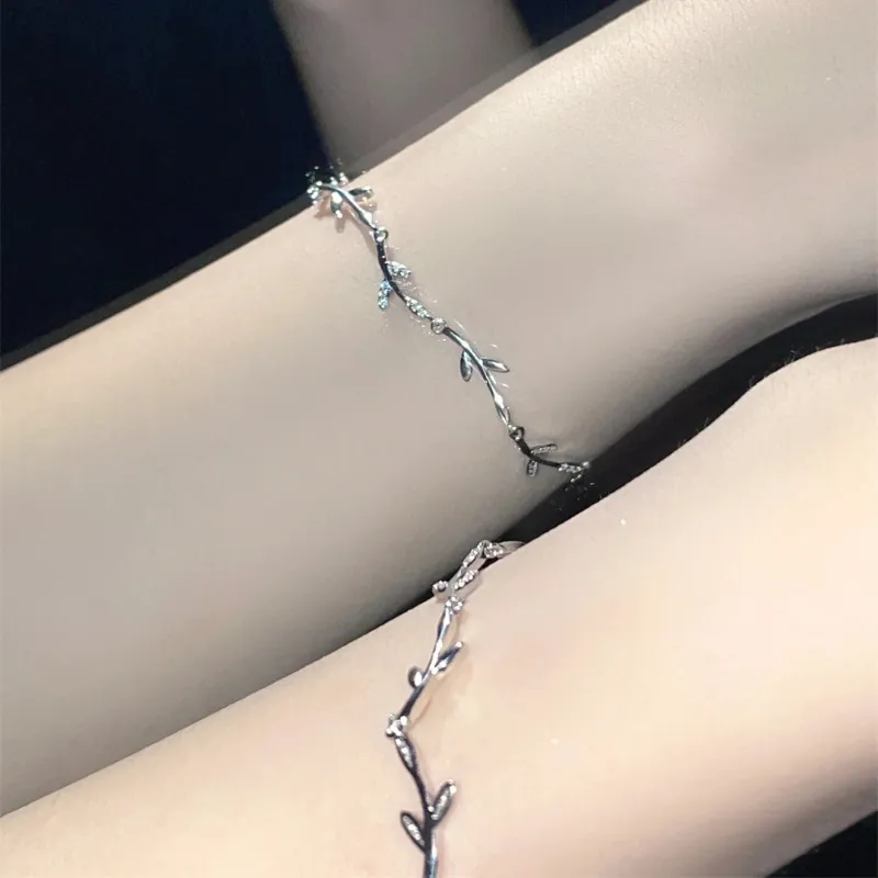 Regalrose 925 Sterling Silver Bracelets Women's Silver-4