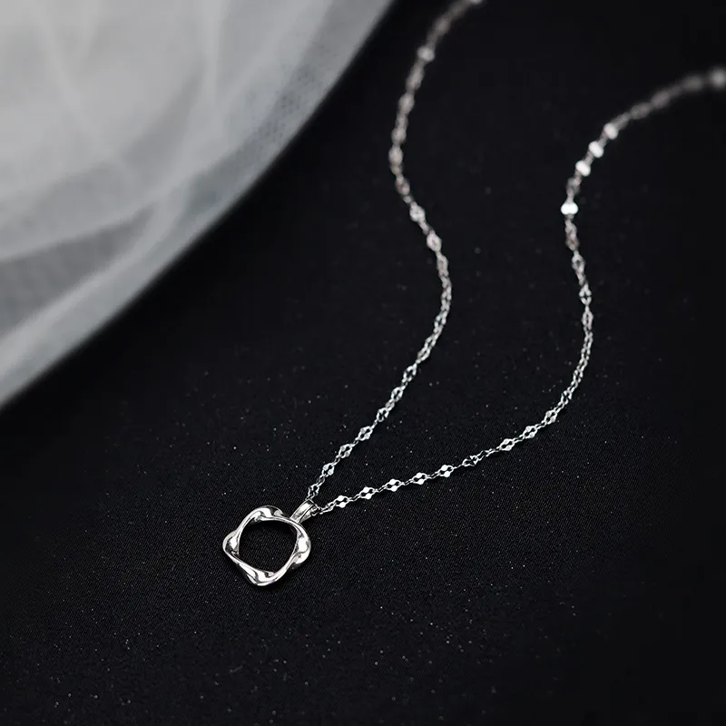 Regalrose 925 Sterling Silver Necklaces Women's Silver-1
