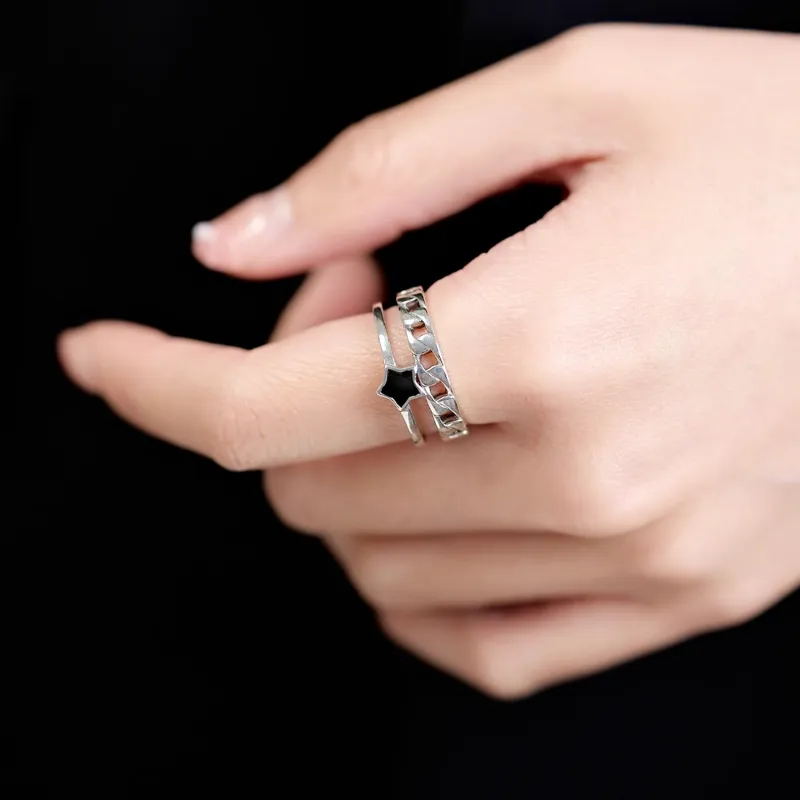Regalrose 925 Sterling Silver Rings Women's Silver, Qi-4