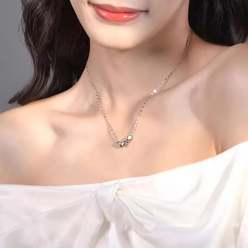 Regalrose 999 Fine Silver Necklaces Women's Silver-2