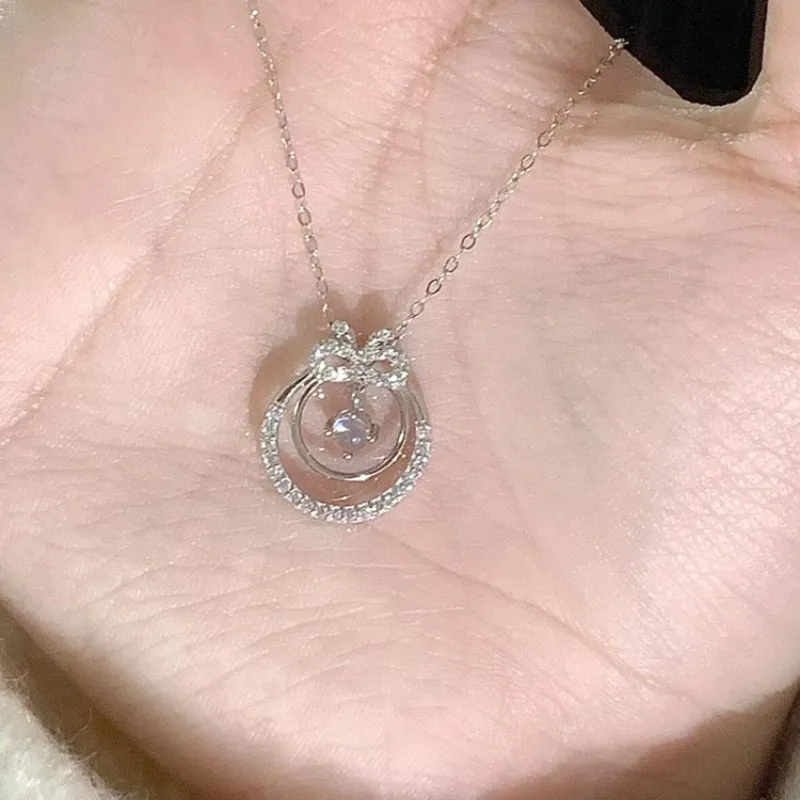 Regalrose S925 Silver Necklaces Women's Silver-4