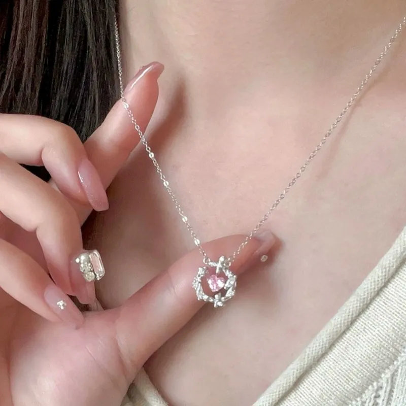 Regalrose S925 Silver Necklaces Women's Silver-3