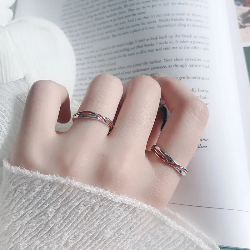 Regalrose 925 Sterling Silver Rings Unisex Silver-2