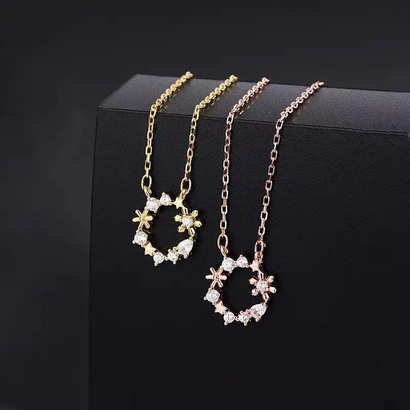 Regalrose 925 Sterling Silver Necklaces Women's Silver-1