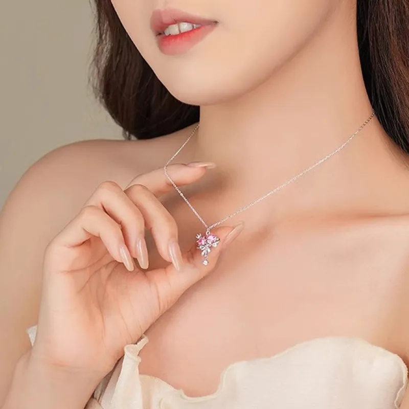 Regalrose S925 Silver Necklaces Women's Silver-4