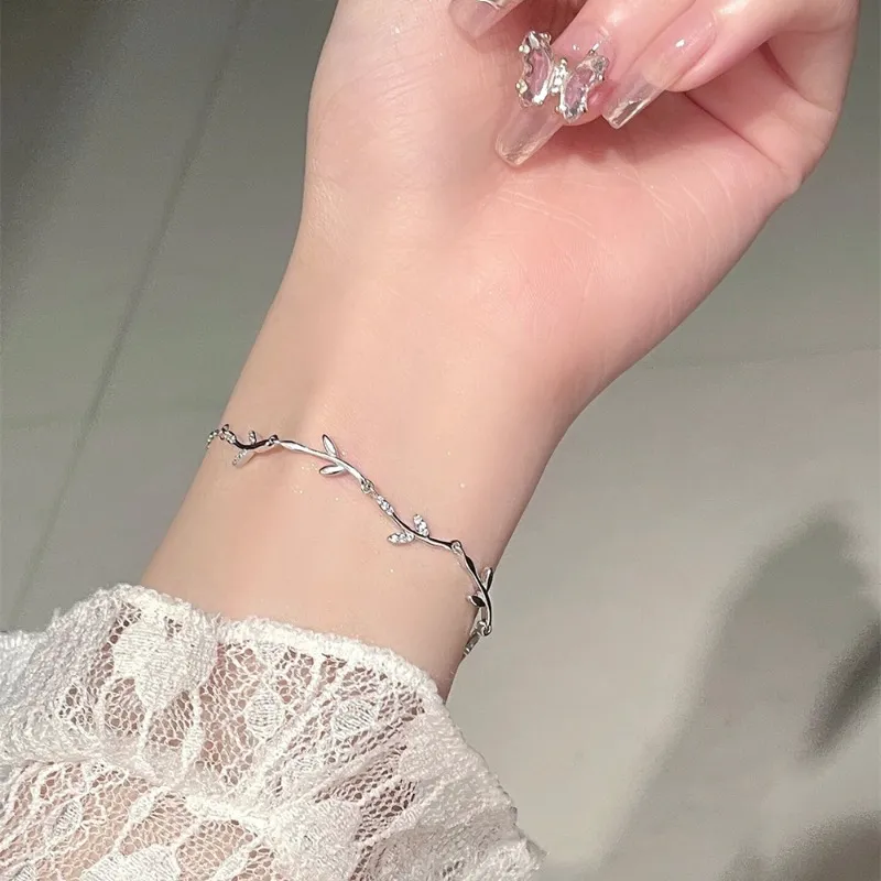 Regalrose 925 Sterling Silver Bracelets Women's Silver-2
