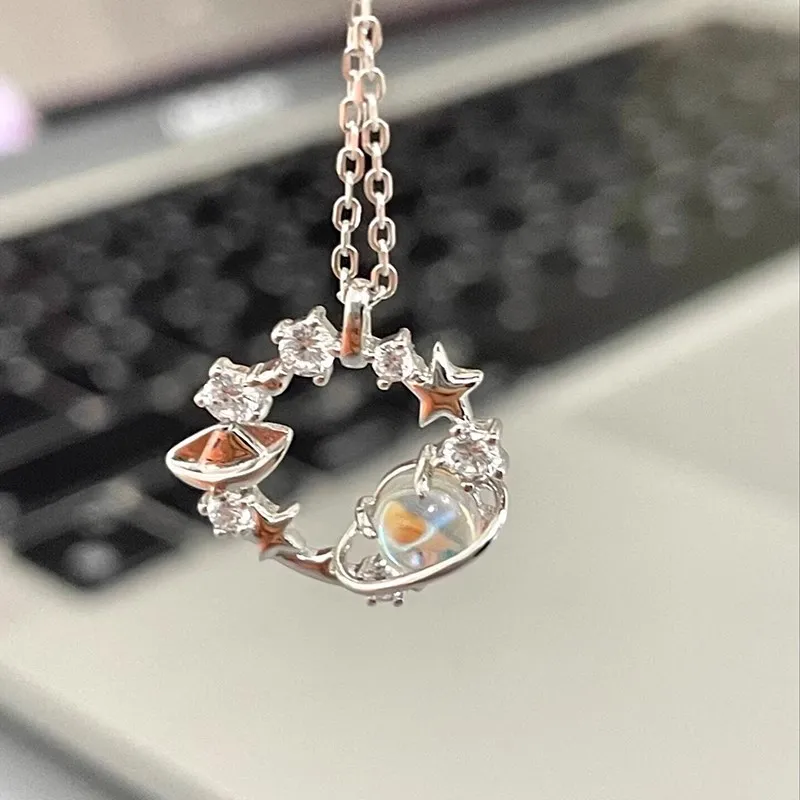 Regalrose 999 Fine Silver Necklaces Women's-4