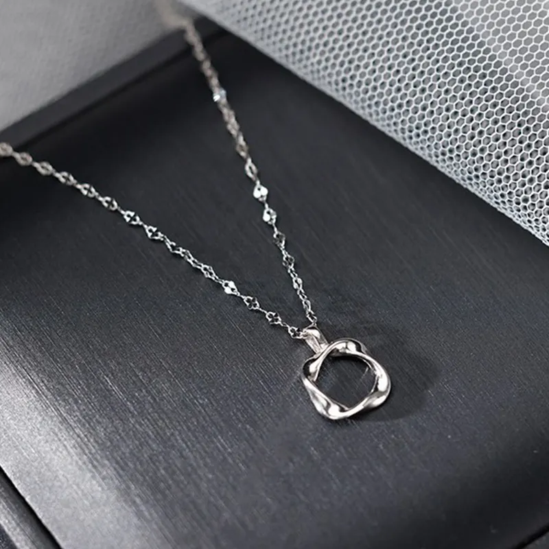 Regalrose 925 Sterling Silver Necklaces Women's Silver-4