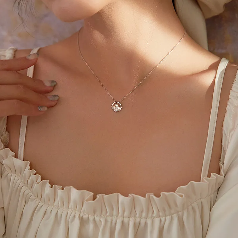 Regalrose 925 Sterling Silver Necklaces Women's-3