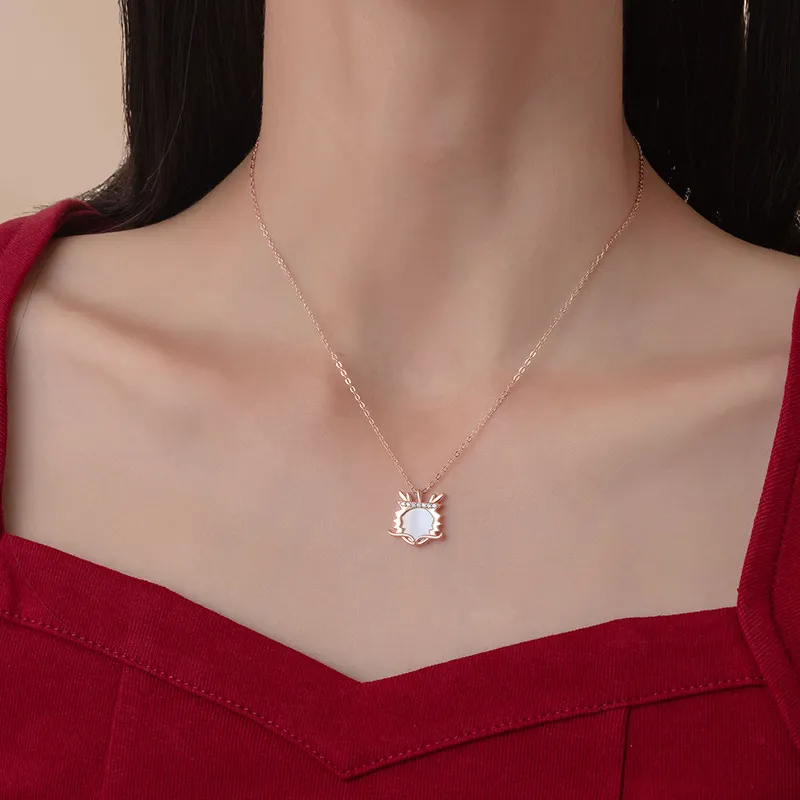 Regalrose 999 Fine Silver Necklaces Women's-4