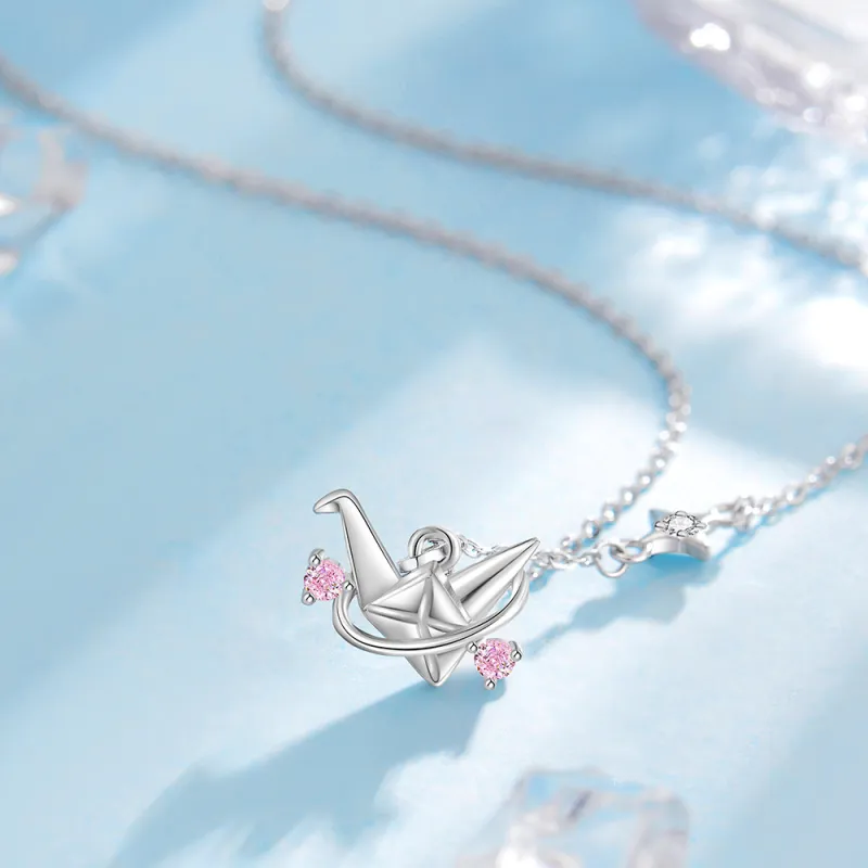 Regalrose 925 Sterling Silver Necklaces Women's Silver-3