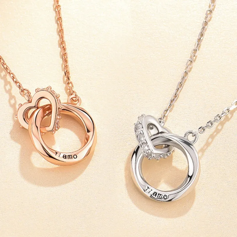 Regalrose 925 Sterling Silver Necklaces Women's Silver-1