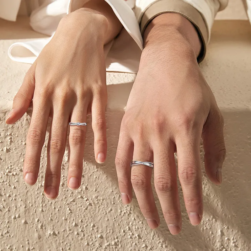 Regalrose 925 Sterling Silver Rings Unisex Silver-4
