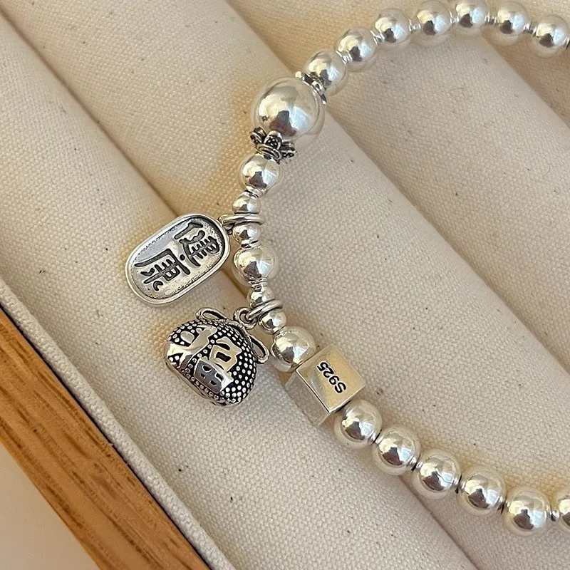 Regalrose S925 Silver Bracelets Women's Silver-5