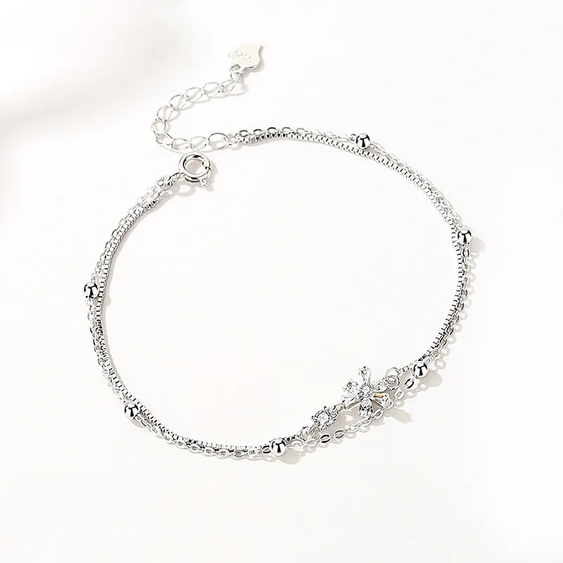 Regalrose 925 Sterling Silver Bracelets Women's Rose Gold-7