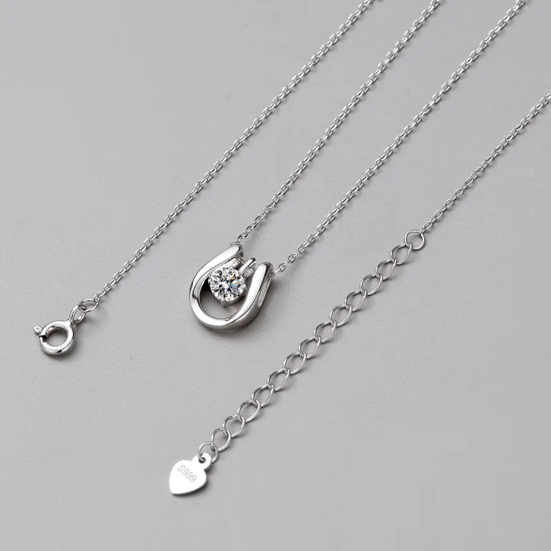 Regalrose 999 Fine Silver Necklaces Women's Silver-4