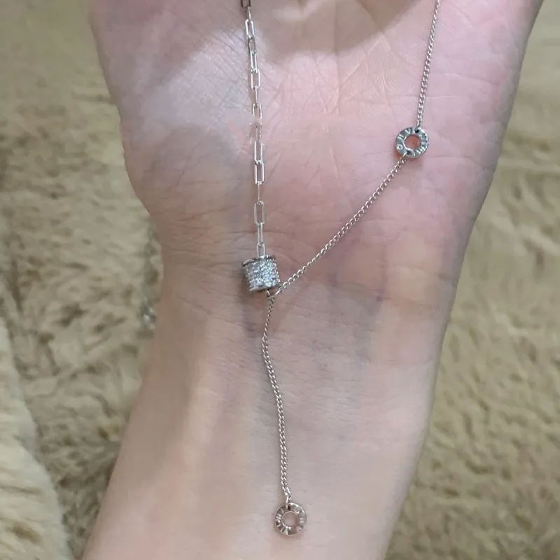 Regalrose 925 Sterling Silver Necklaces Women's Silver-3