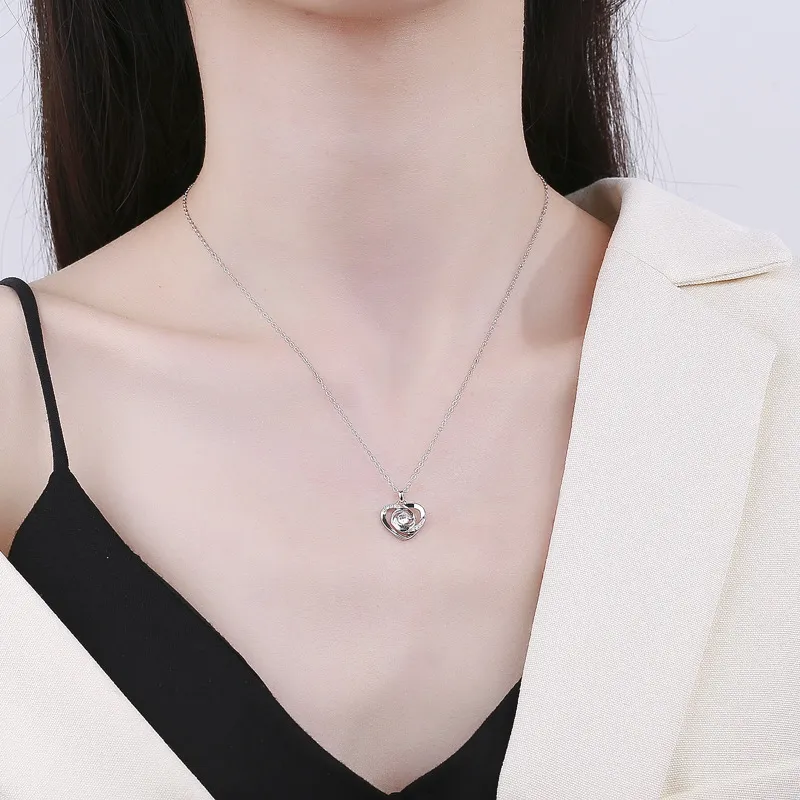Regalrose 999 Fine Silver Necklaces Women's Silver-2