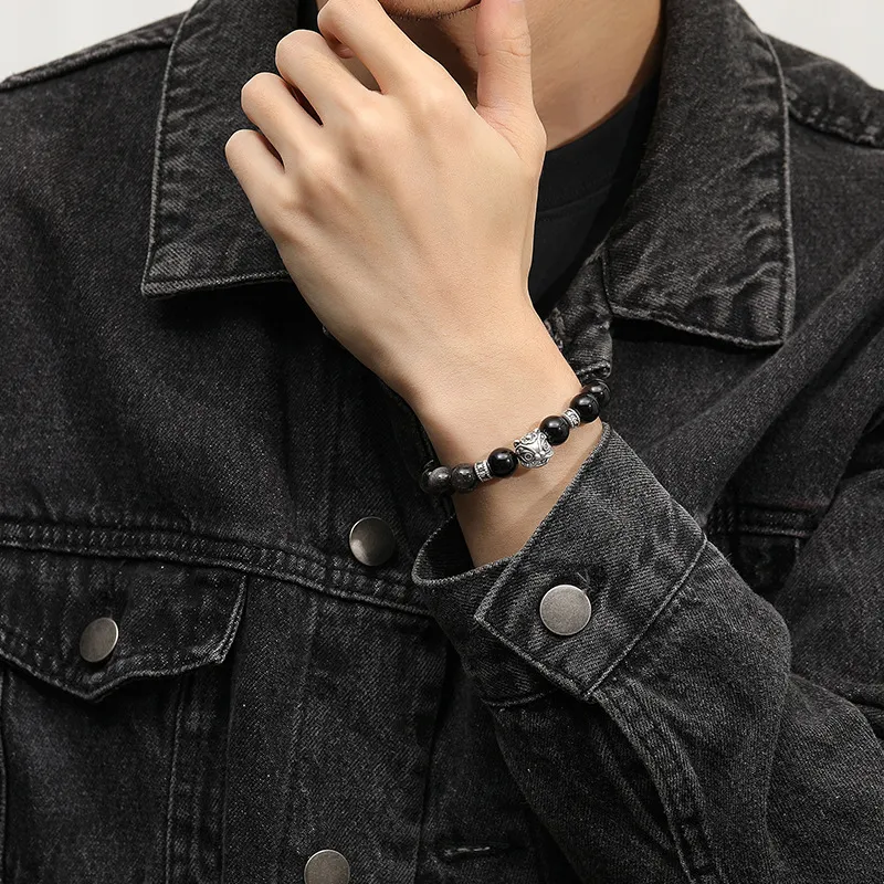 Regalrose Obsidian Bracelets Women's-4