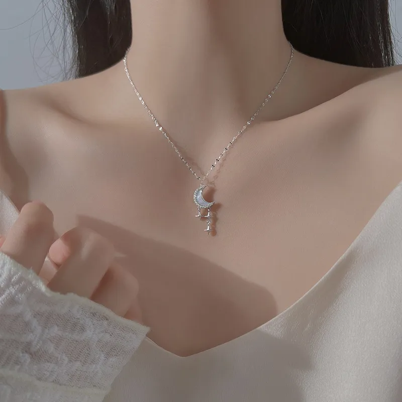 Regalrose 925 Sterling Silver Necklaces Women's Silver-4