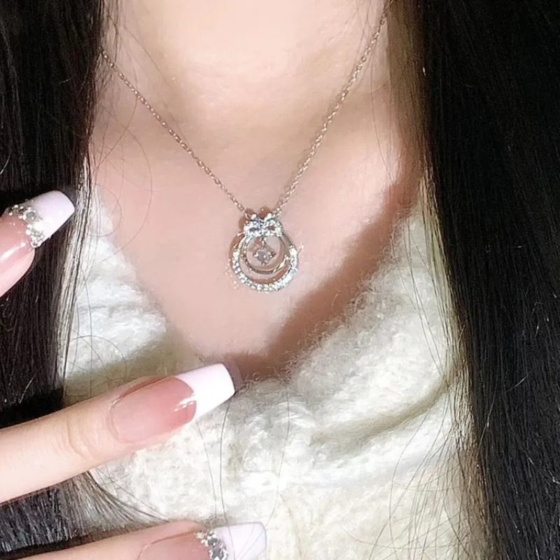 Regalrose S925 Silver Necklaces Women's Silver-3