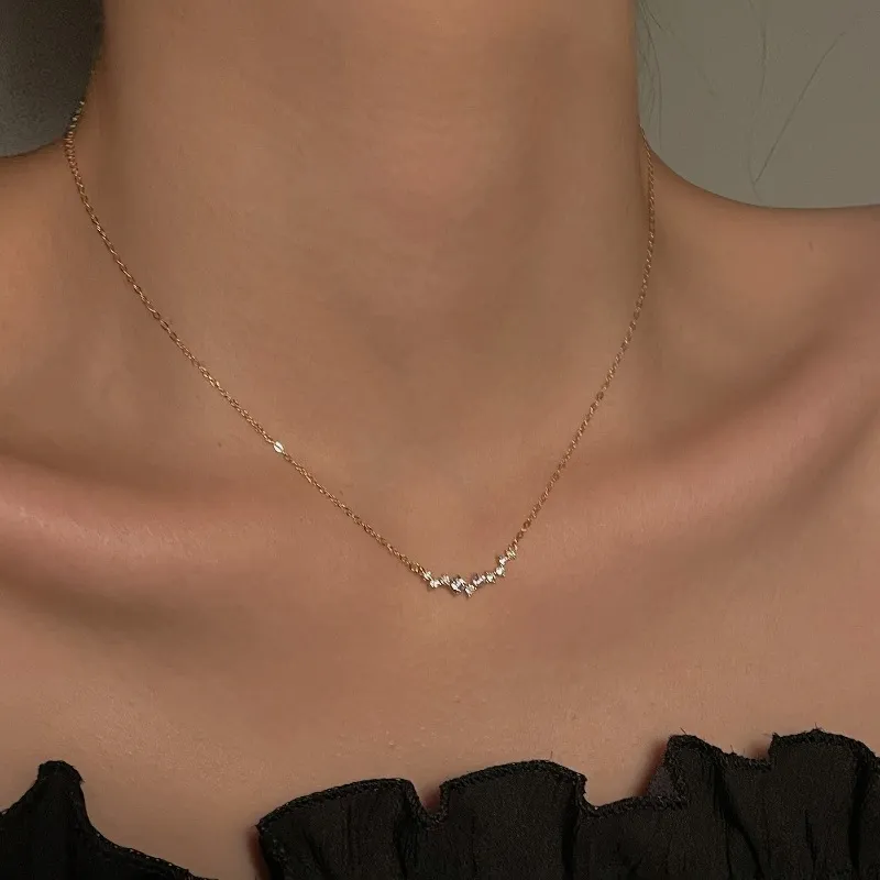Regalrose 925 Sterling Silver Necklaces Women's Silver-5