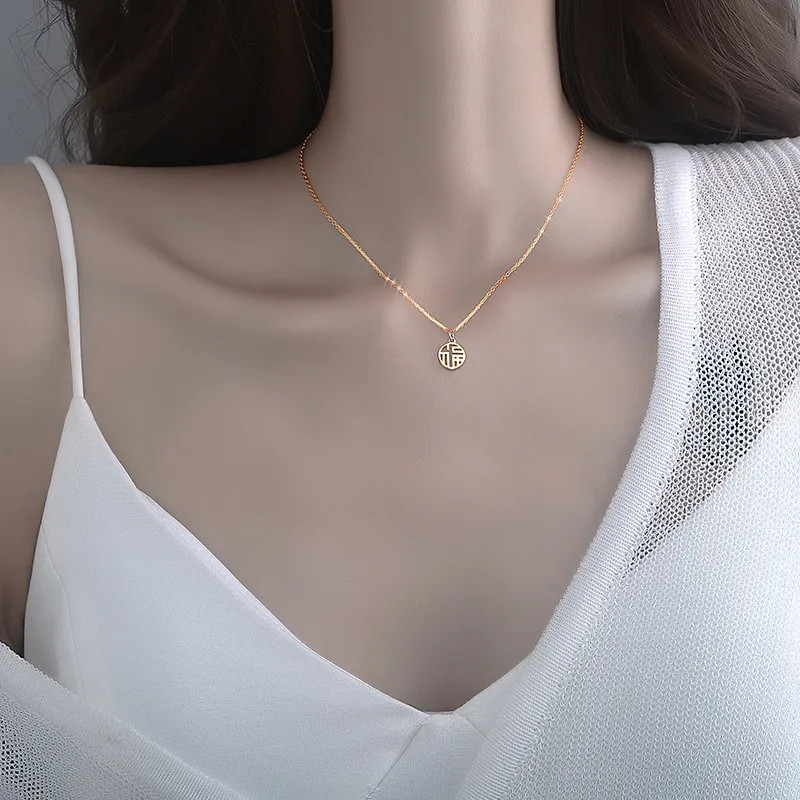 Regalrose 925 Sterling Silver Necklaces Women's Silver-3