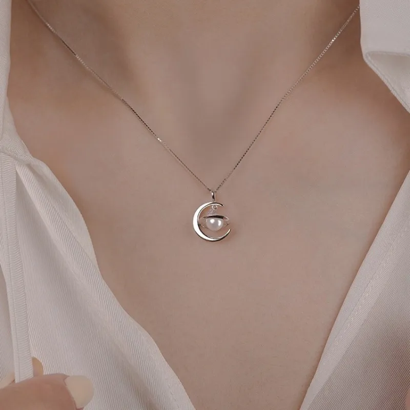 Regalrose 925 Sterling Silver Necklaces Women's Silver-1