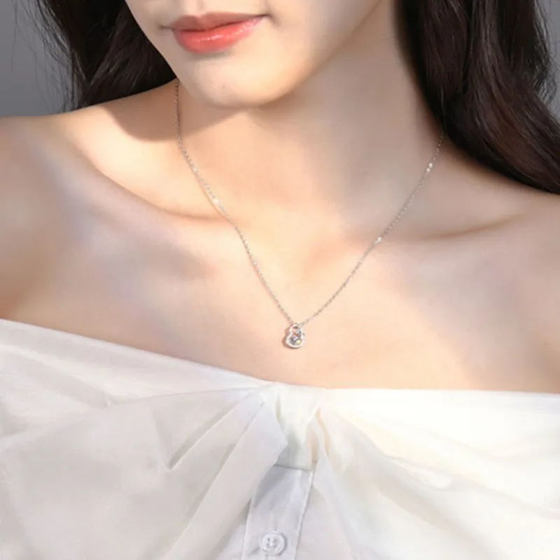 Regalrose 925 Sterling Silver Necklaces Women's Silver-4