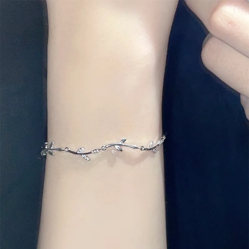 Regalrose 925 Sterling Silver Bracelets Women's Silver-5