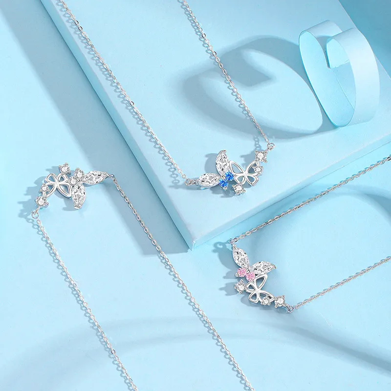 Regalrose 925 Sterling Silver Necklaces Women's Silver-5