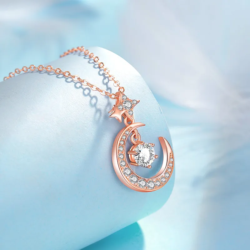 Regalrose 925 Sterling Silver Necklaces Women's Silver-6