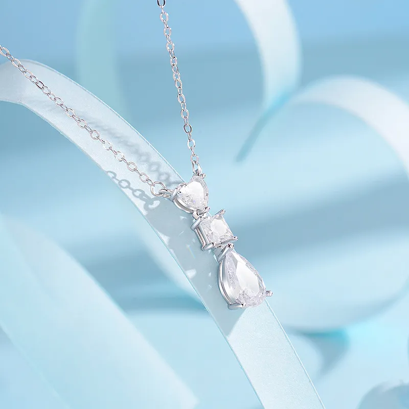 Regalrose 925 Sterling Silver Necklaces Women's Silver-4