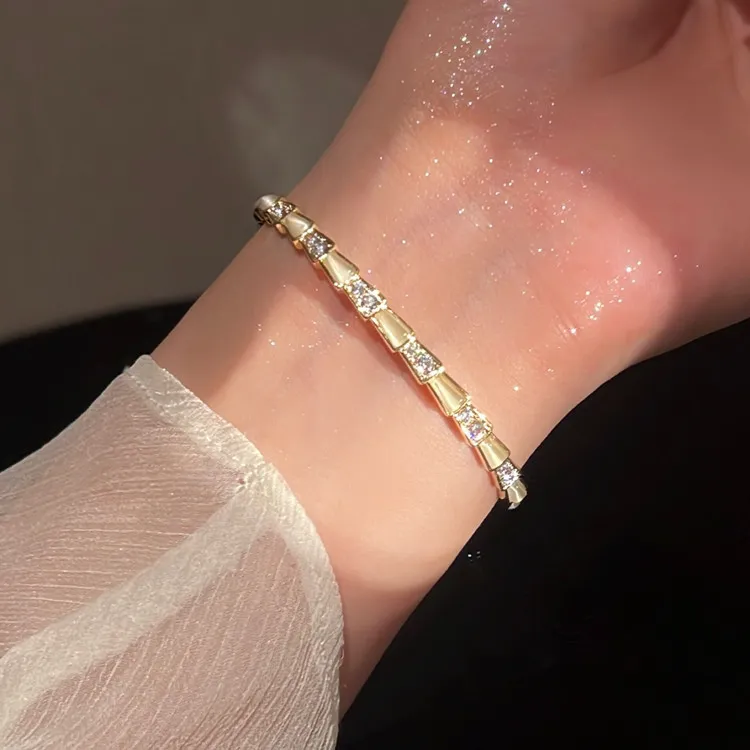 Regalrose Copper Bangles Women's Silver-5