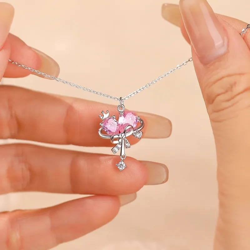 Regalrose S925 Silver Necklaces Women's Silver-2