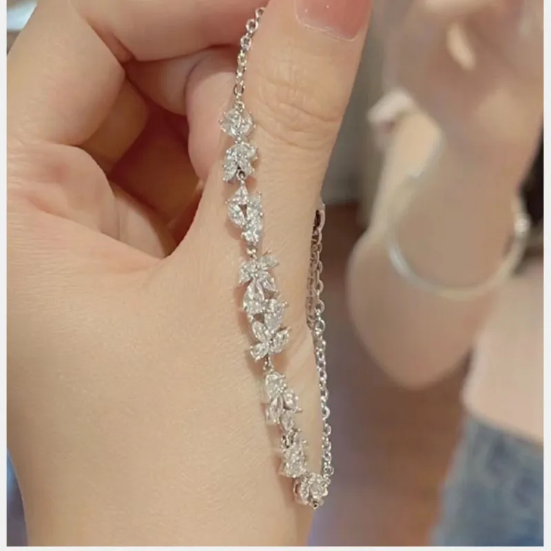 Regalrose 925 Sterling Silver Bracelets Women's Silver-2