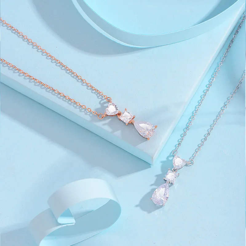Regalrose 925 Sterling Silver Necklaces Women's Silver-2