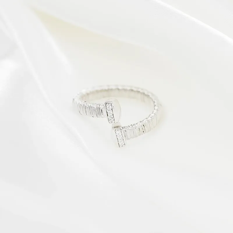 Regalrose 925 Sterling Silver Rings Women's Silver-5