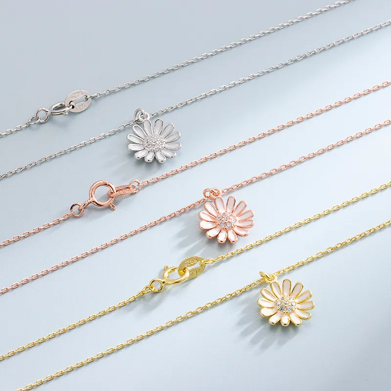 Regalrose 925 Sterling Silver Necklaces Unisex Multicolor-2