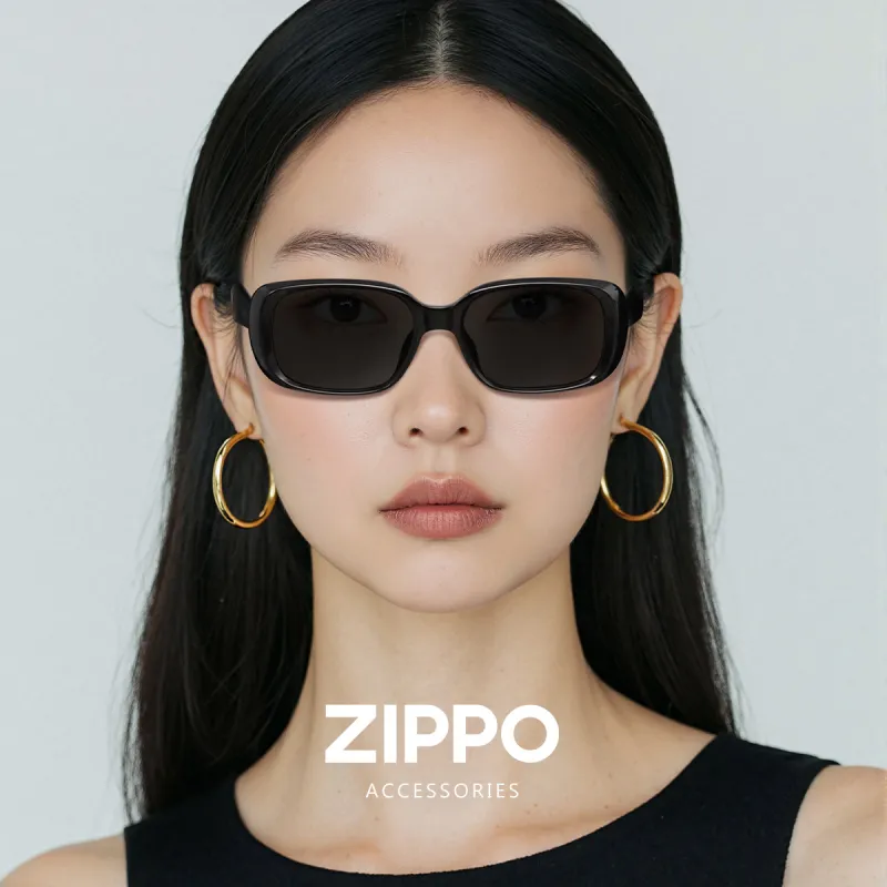ZIPPO Plate Frame Cat Eye Sunglasses Unisex-3